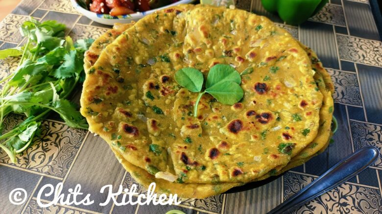 Methi Parantha Recipe - Chits Kitchen