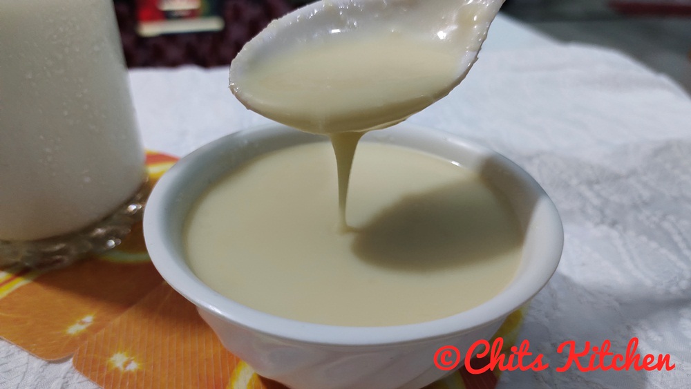 Condensed Milk/How to make Condensed Milk at Home - Chits Kitchen